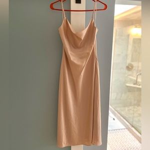 Birdy Grey Satin Midi dress